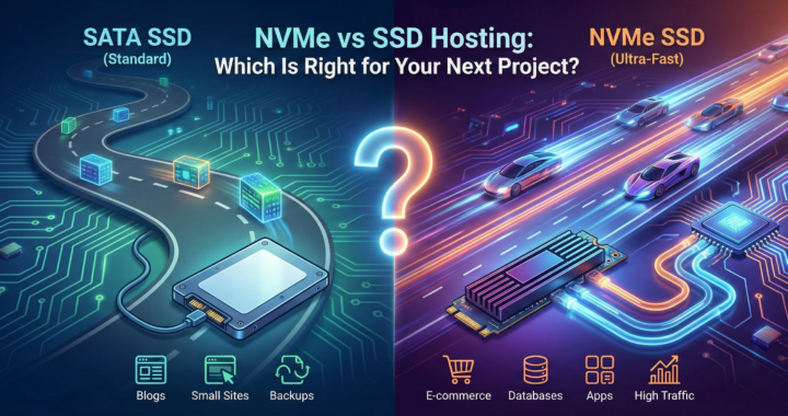 NVMe vs SSD Hosting: Which Is Right for Your Next Project?